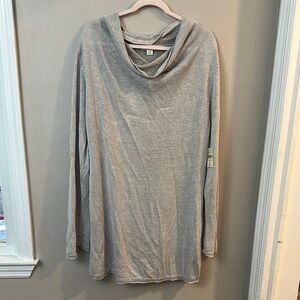NWT Coldwater Creek Linen Cowl Neck Tunic Sweater